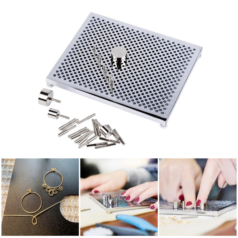 Wire Jewelry Making Jig - Set Pembungkus Kawat DIY untuk Pembuatan