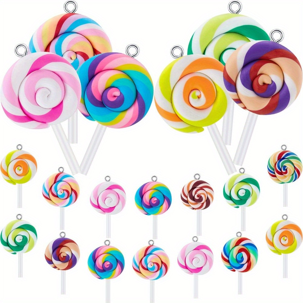 Jewelry Making In Clay - 3/9/18 Buah Liontin Berbentuk Lollipop Keramik