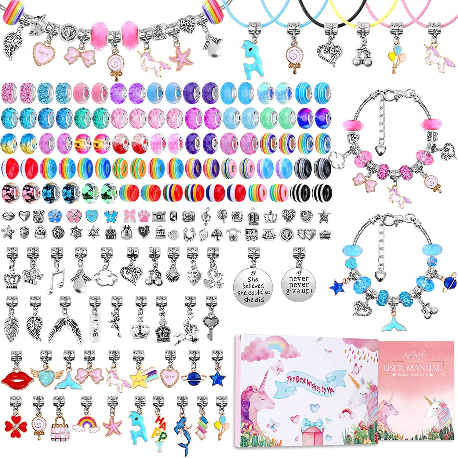Jewelry Making For Teens - Kit pembuat gelang bandul, perlengkapan membuat