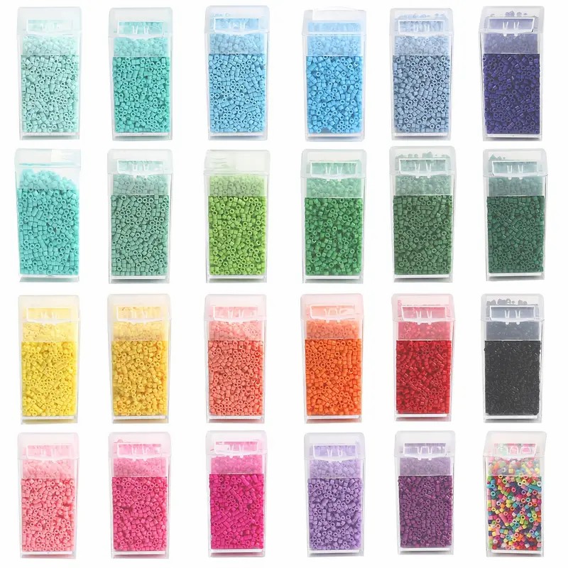 Seed Bead Tube - 1000/3000 buah 2mm manik-manik biji kaca