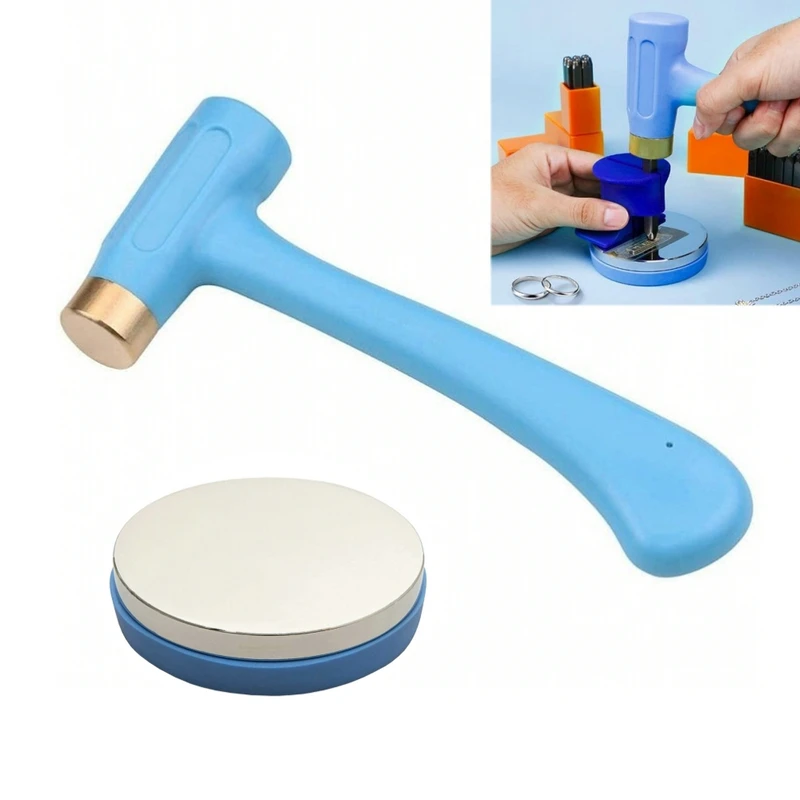 Jewelry Making Hammer - Kit stempel kulit logam, alat membuat