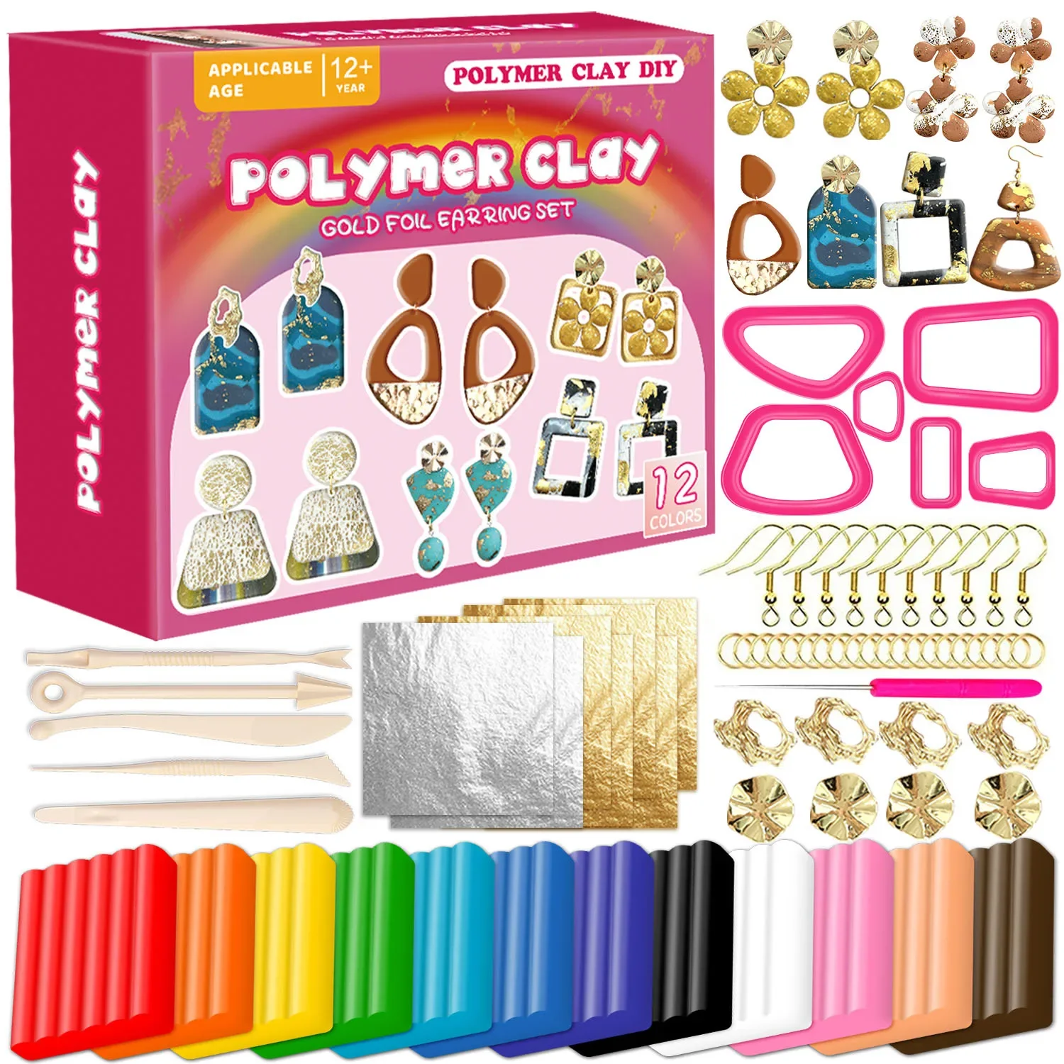 Jewelry Making For Teens - Anting-anting tanah liat polimer set pembuat
