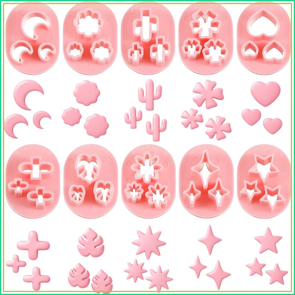 Jewelry Making In Clay - 10 Buah Pemotong Tanah Liat Polimer,