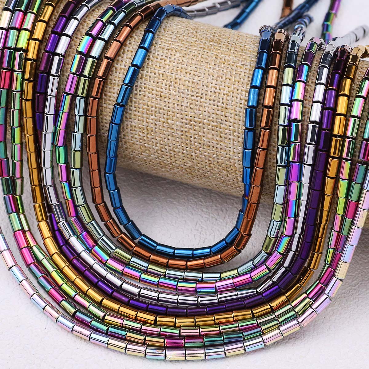 Spacer manik-manik longgar Hem - Seed Bead Tube ulasan dan harga