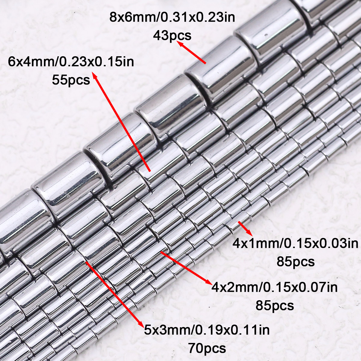 Spacer manik-manik longgar Hem - Seed Bead Tube ulasan dan harga