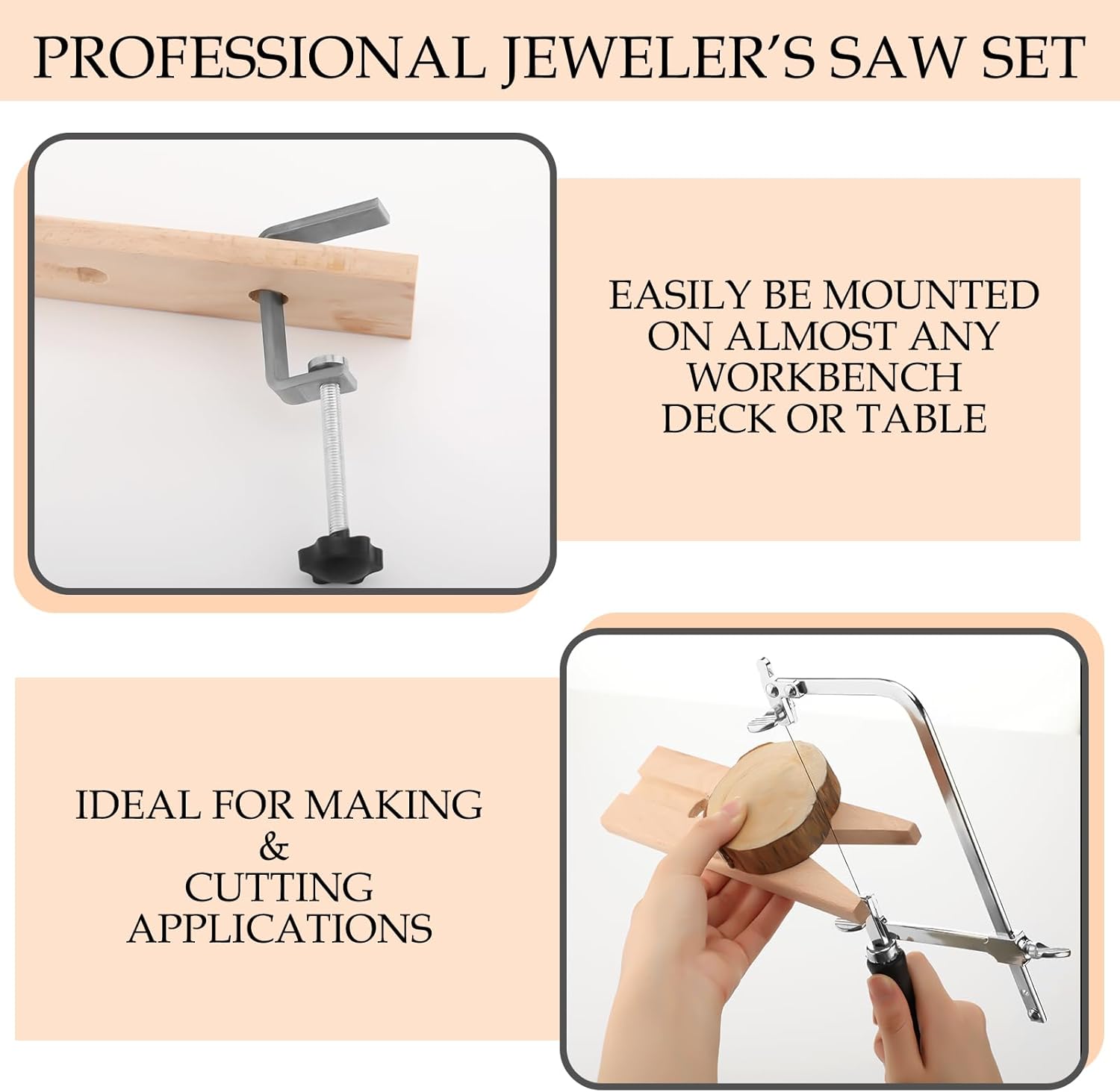 Set Gergaji Perhiasan 3-in-1 y - Jewelry Making Desk ulasan dan harga