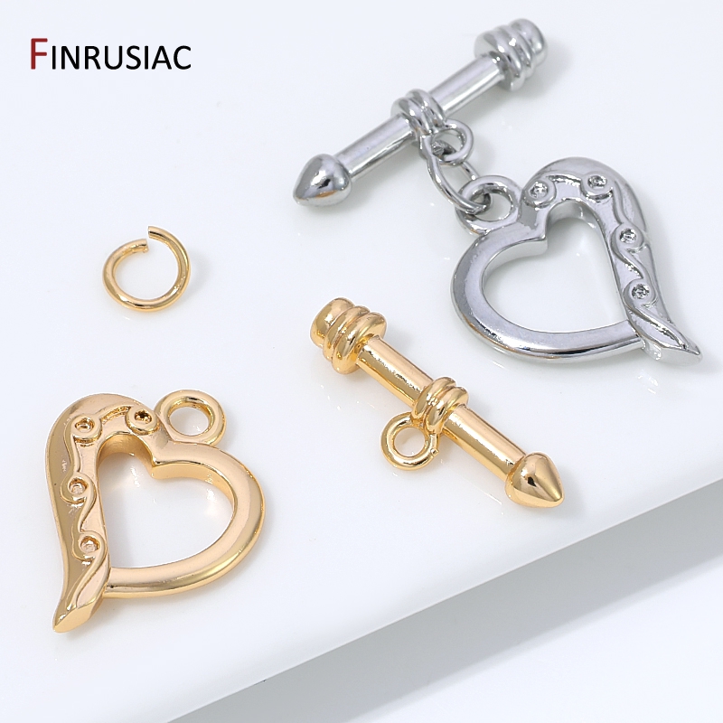 Kancing Pengunci Bentuk Hati B - Jewelry Making Items ulasan dan harga