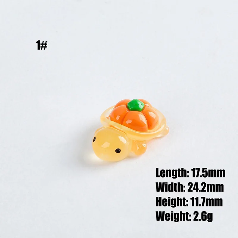 Glow in The Dark Fruit Turtle  - Jewelry Making Desk ulasan dan harga