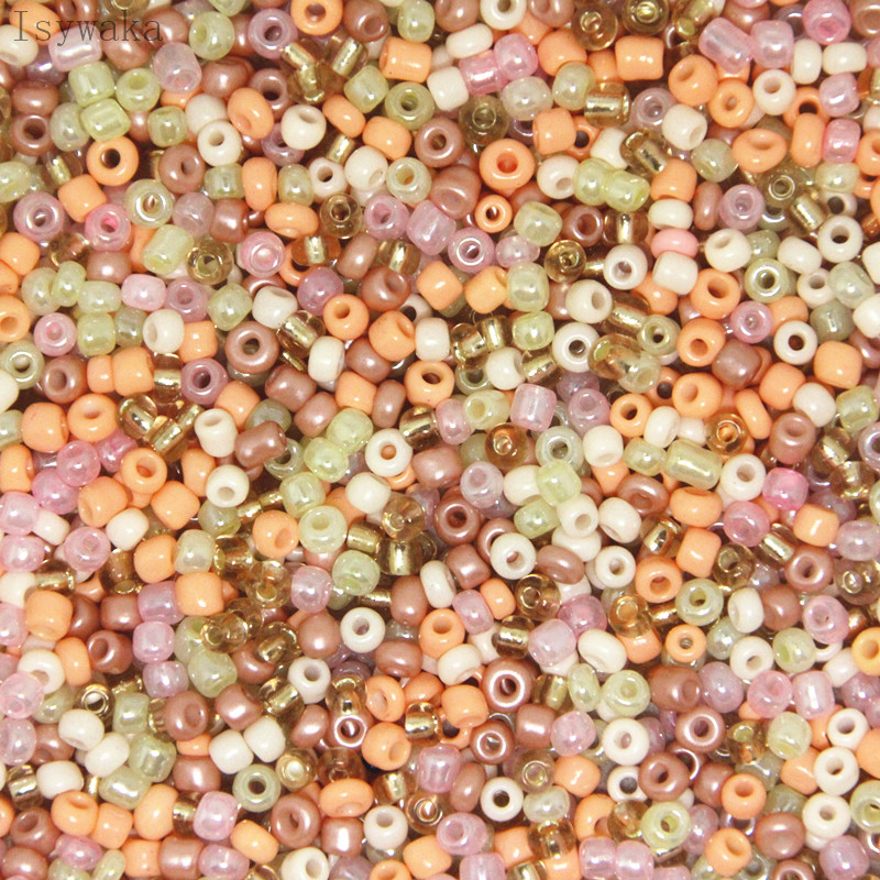 2Mm 3Mm 4Mm Persik Multiwarna  - Seed Bead Tube ulasan dan harga
