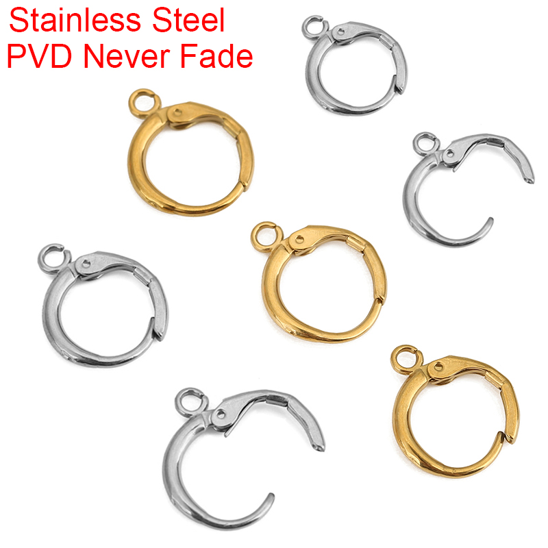 10 Buah Kait Anting Baja Tahan - Jewelry Making Class ulasan dan harga