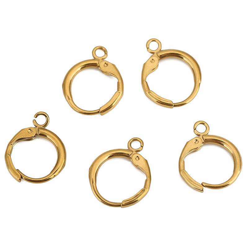 10 Buah Kait Anting Baja Tahan - Jewelry Making Class ulasan dan harga