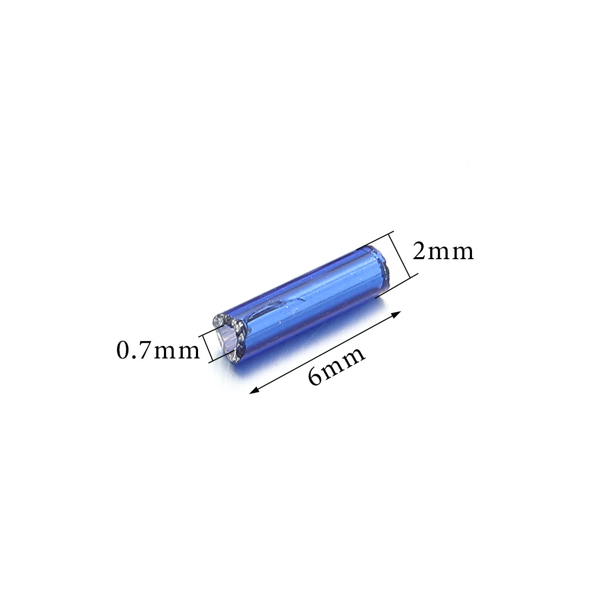 225pcs/lot Manik-manik Kaca Be - Seed Bead Tube ulasan dan harga