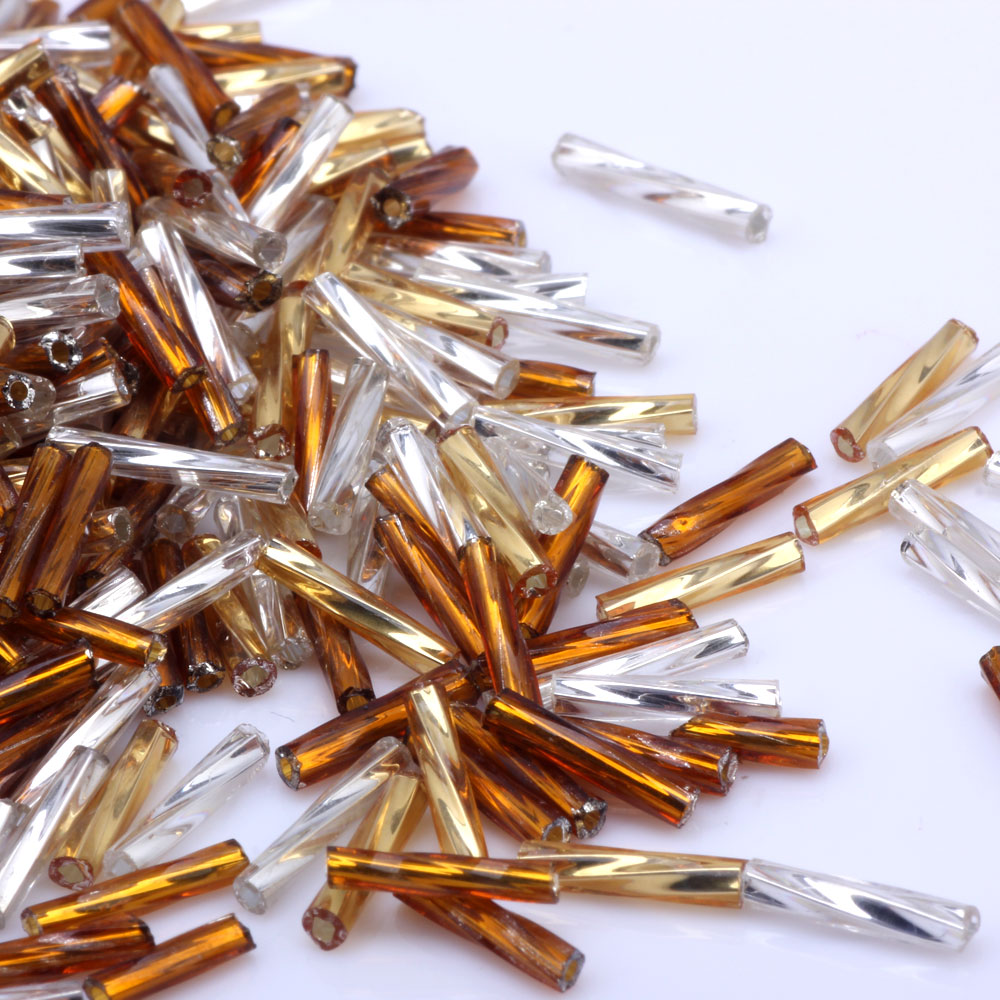OlingArt Manik-manik Kaca Bent - Seed Bead Tube ulasan dan harga