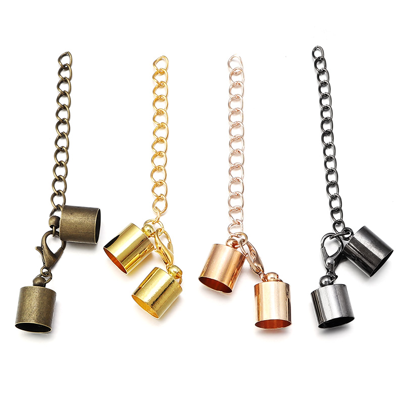 10Set Penutup Ujung Tali Kulit - Jewelry Making Class ulasan dan harga