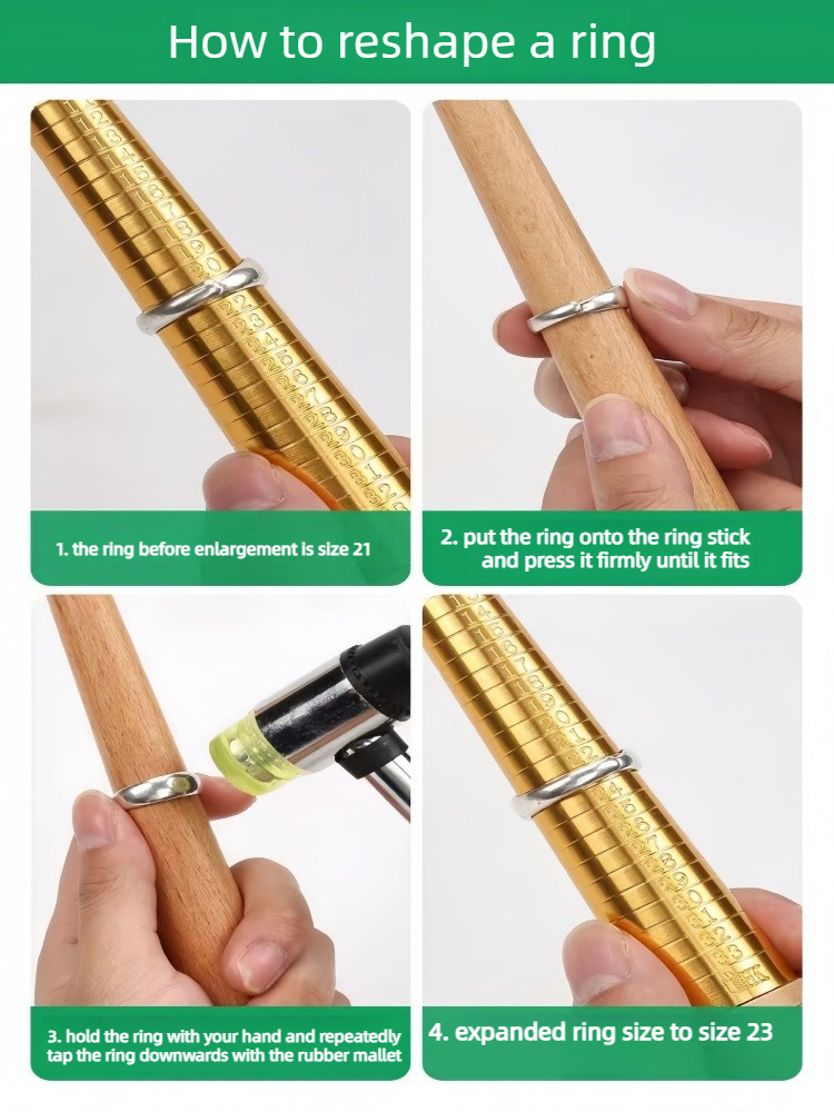 Mandrel Ukur Ukuran Cincin Kay - Jewelry Making Hammer ulasan dan harga