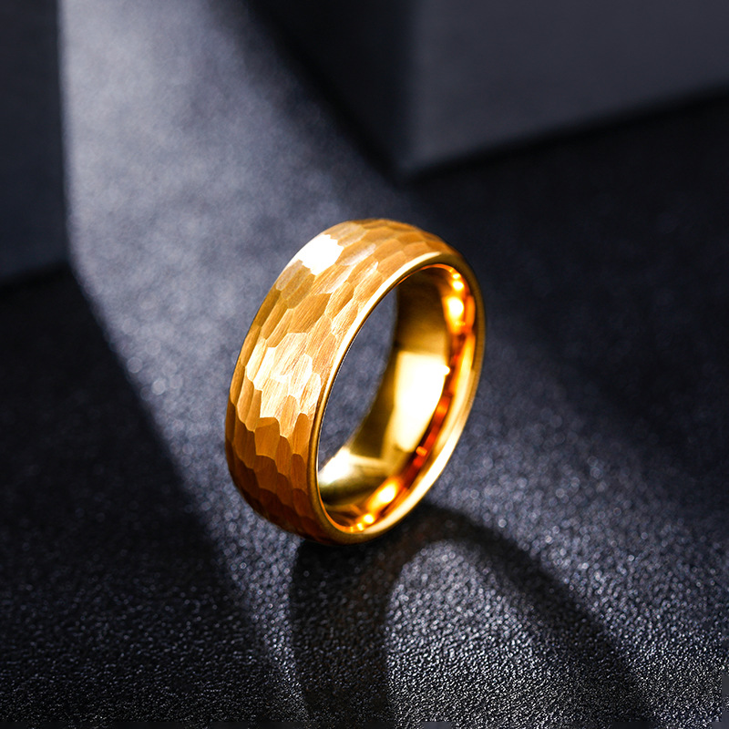 Cincin Titanium Multi-segi Dip - Jewelry Making Hammer ulasan dan harga