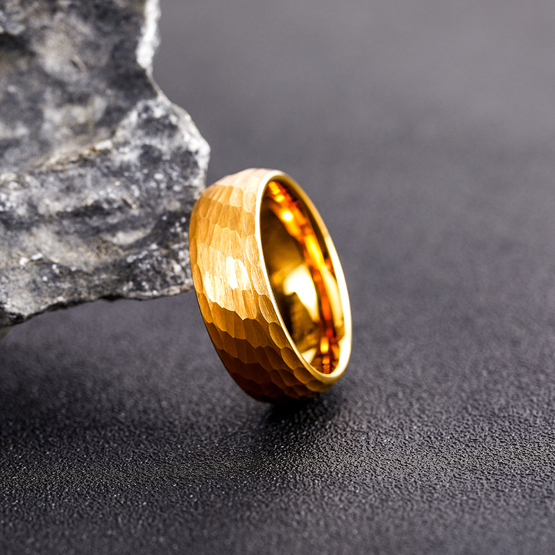 Cincin Titanium Multi-segi Dip - Jewelry Making Hammer ulasan dan harga
