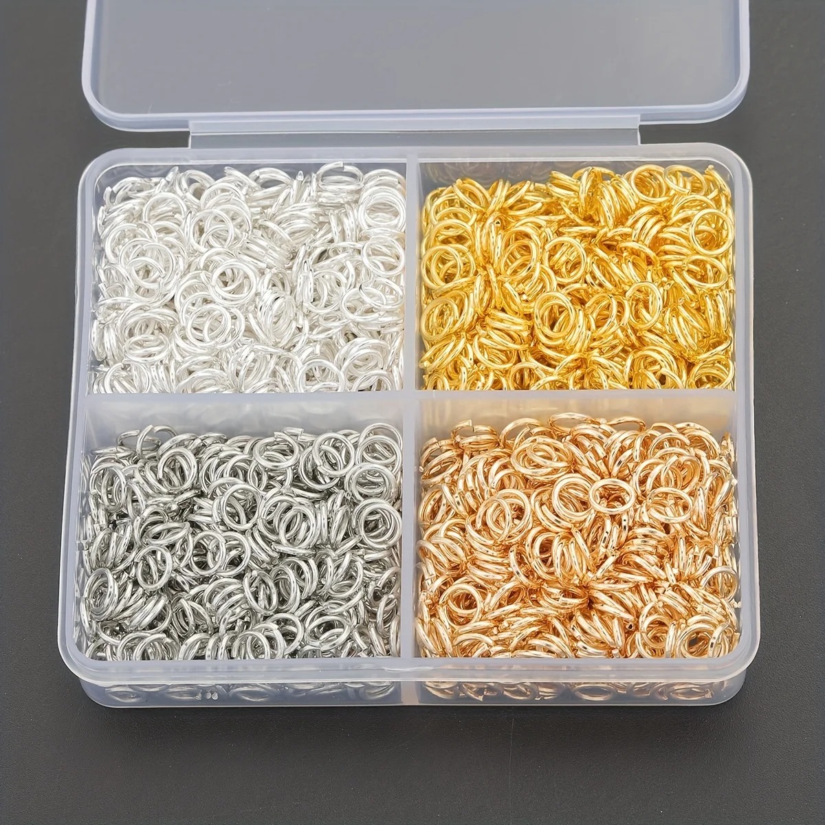 1200 Buah Cincin Lompat Terbuk - Jewelry Making Ring Tool ulasan dan harga