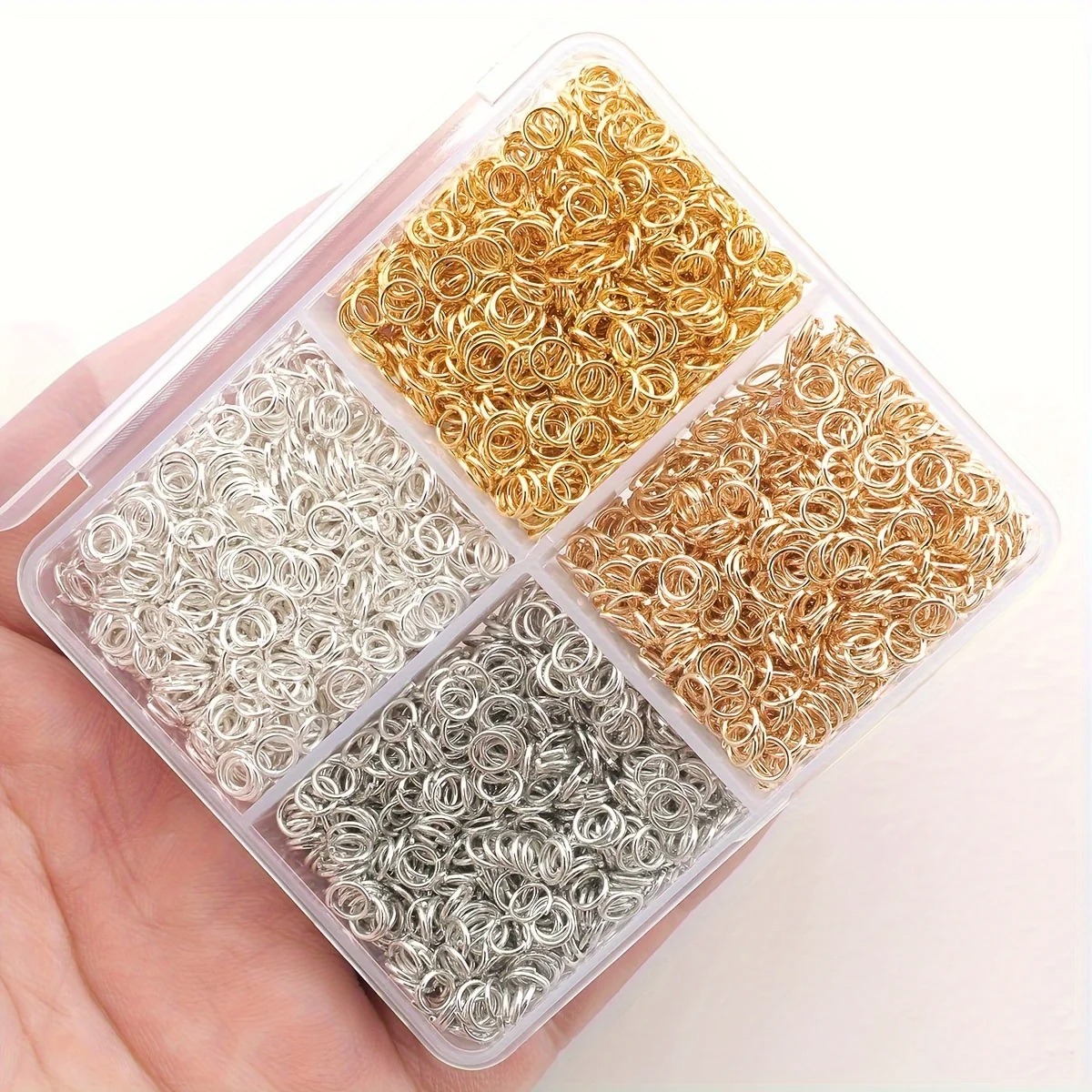 1200 Buah Cincin Lompat Terbuk - Jewelry Making Ring Tool ulasan dan harga