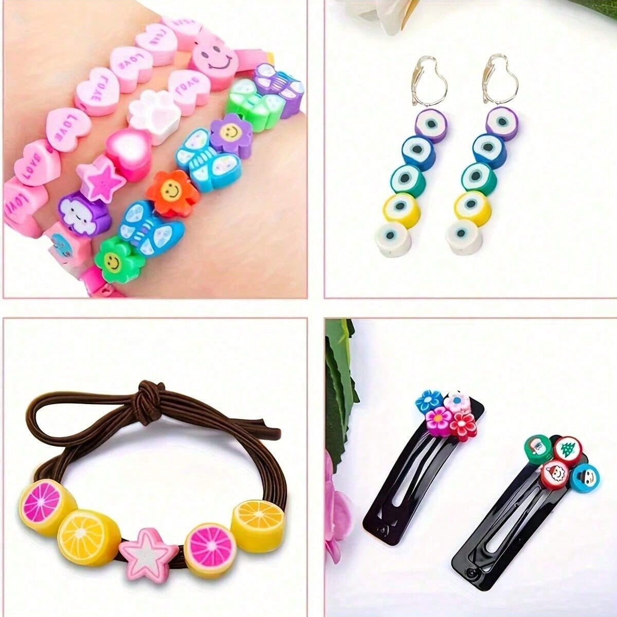 1450/1200/250pcs Set Manik-man - Jewelry Making In Clay ulasan dan harga