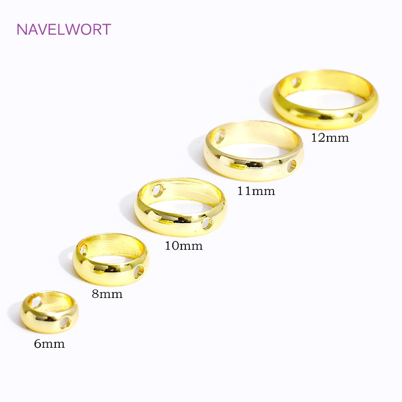 Bingkai Manik Berlapis Emas 14 - Jewelry Making Items ulasan dan harga
