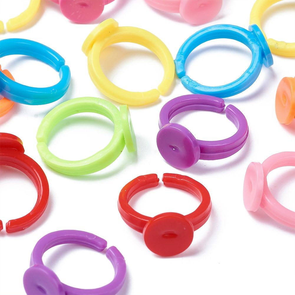 100 buah dasar cincin dapat di - Jewelry Making 4 Year Old ulasan dan harga
