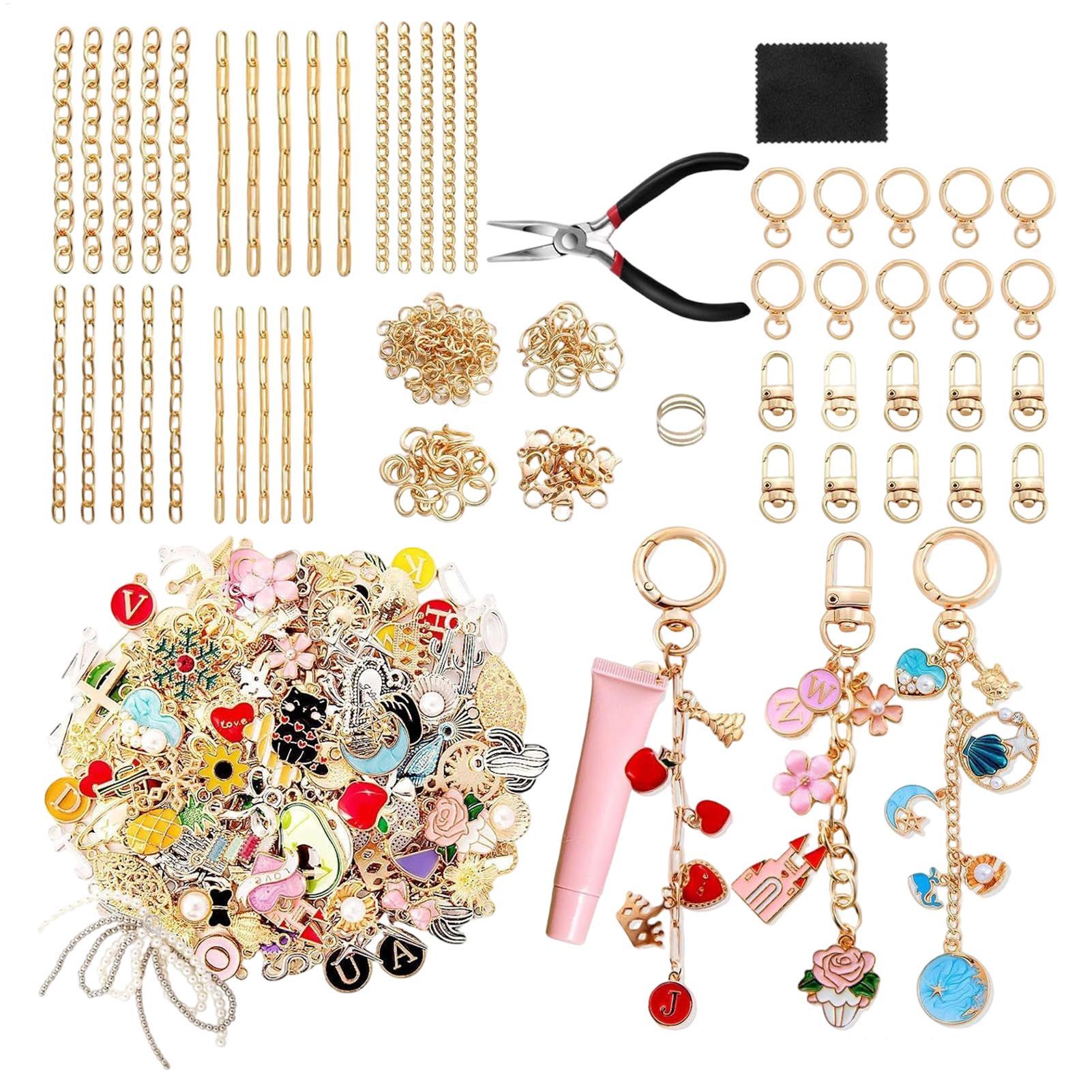 325-Piece DIY Bag Charm Making - Jewelry Making For Teens ulasan dan harga