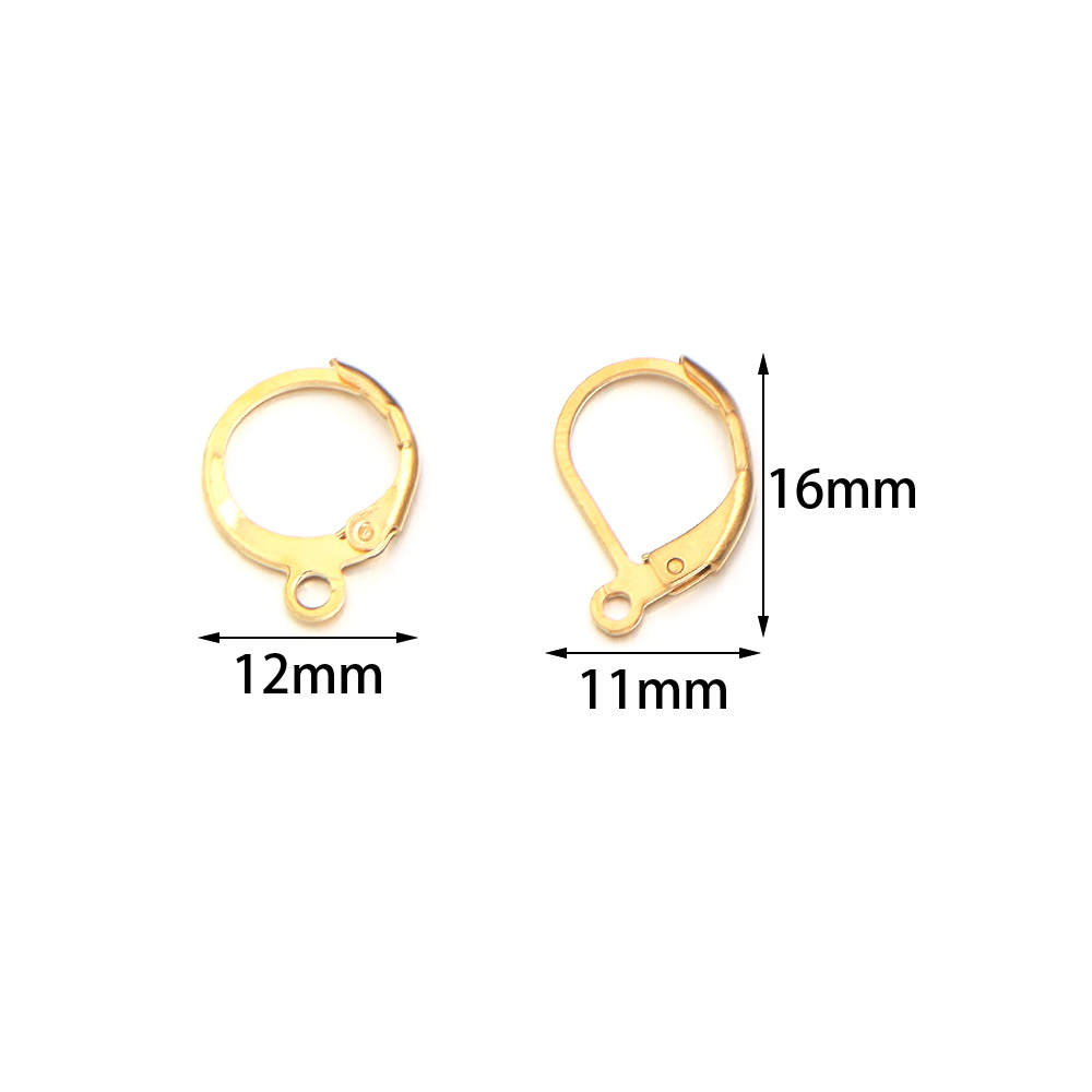 20 Buah/Lot Kait Telinga Baja  - Jewelry Making Class ulasan dan harga