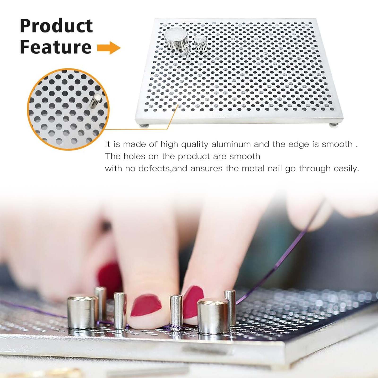 Kit Jig Kawat Aluminium dengan - Wire Jewelry Making Jig ulasan dan harga