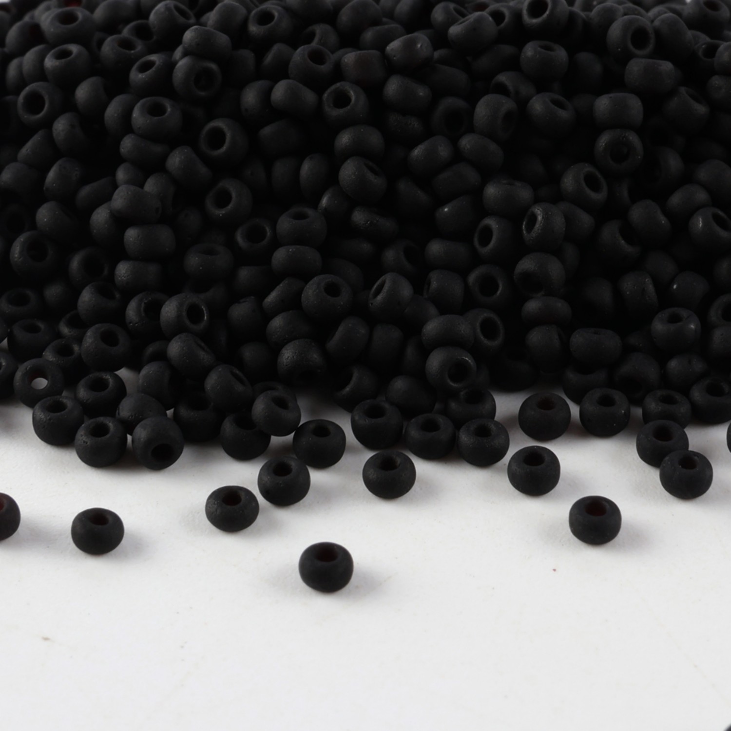 Manik-manik Benih Hitam Putih  - Seed Bead Tube ulasan dan harga