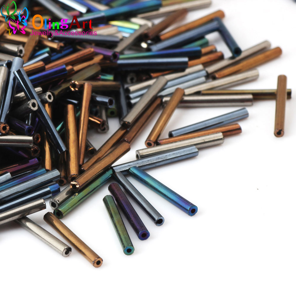OlingArt tabung multiwarna met - Seed Bead Tube ulasan dan harga