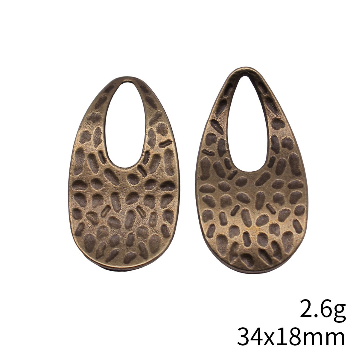 10 Buah 34X18Mm 5 Warna Jimat  - Jewelry Making Hammer ulasan dan harga