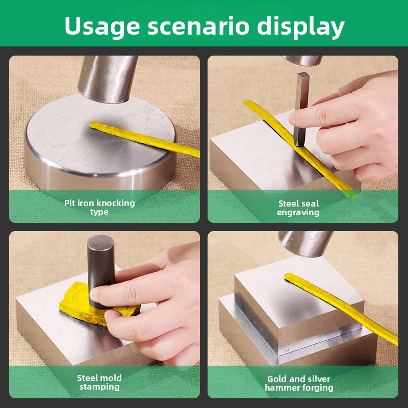 Blok Baja Tugas Berat dengan A - Jewelry Making Hammer ulasan dan harga