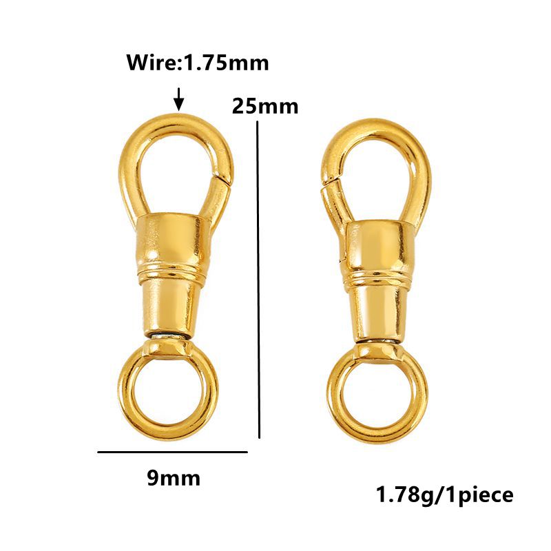 2 Buah Gesper Baja Tahan Karat - Jewelry Making Class ulasan dan harga