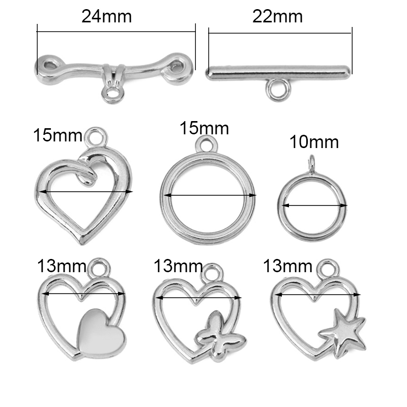 5 Set Kait Pengait Gelang Baja - Jewelry Making Class ulasan dan harga