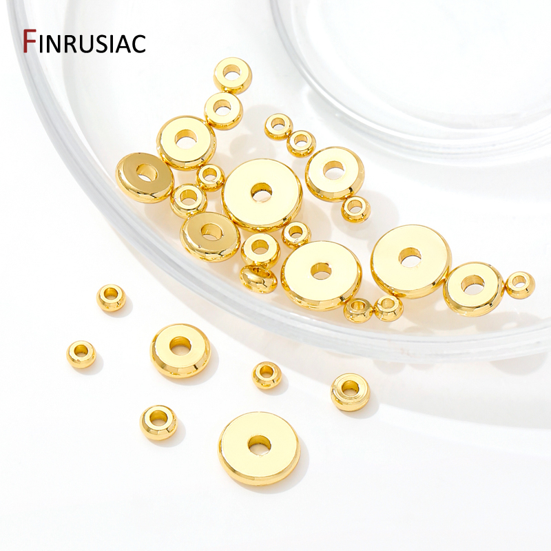 Manik-manik Spacer Datar Berla - Jewelry Making Items ulasan dan harga