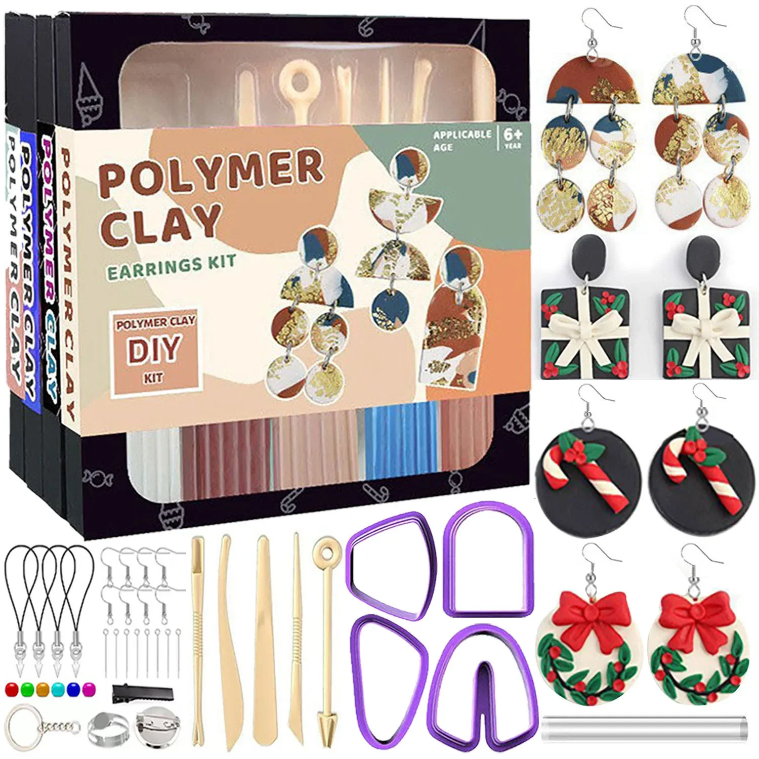 Anting-anting tanah liat polim - Jewelry Making For Teens ulasan dan harga