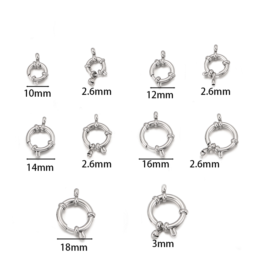 2 Buah Kait Gesper Pegas Bulat - Jewelry Making Class ulasan dan harga