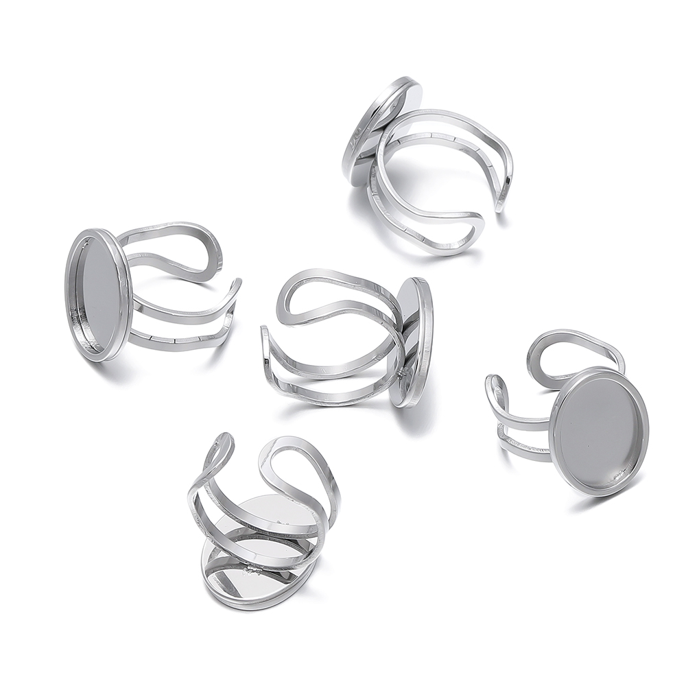 5Pcs/Lot Cincin Terbuka Bahan  - Jewelry Making Ring Tool ulasan dan harga