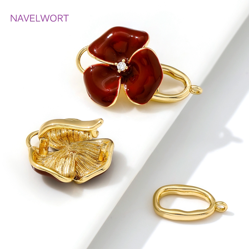 Aksesori gesper konektor jepit - Jewelry Making Items ulasan dan harga