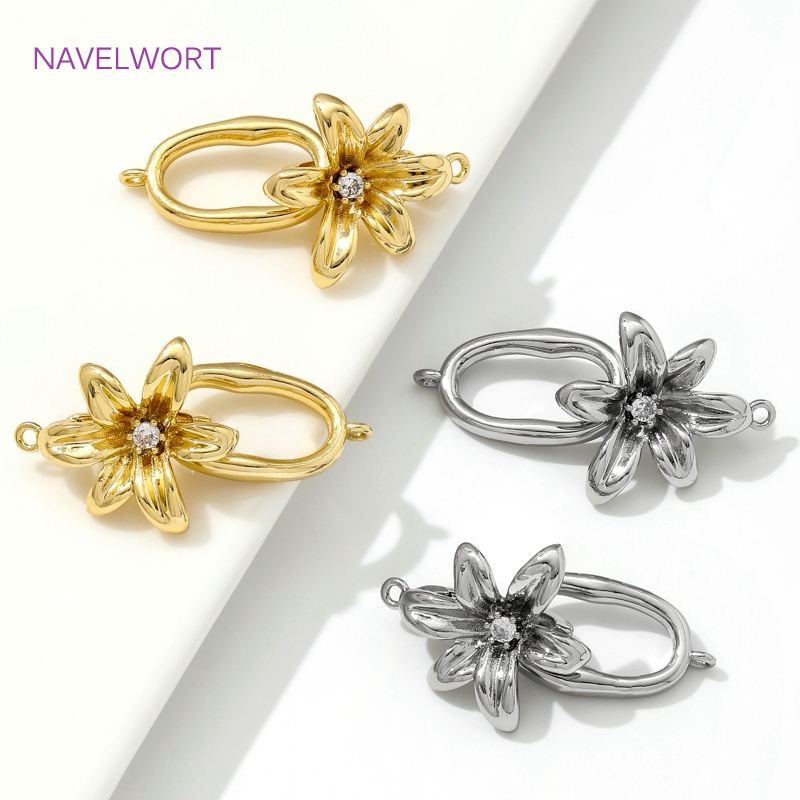 Aksesori gesper konektor jepit - Jewelry Making Items ulasan dan harga