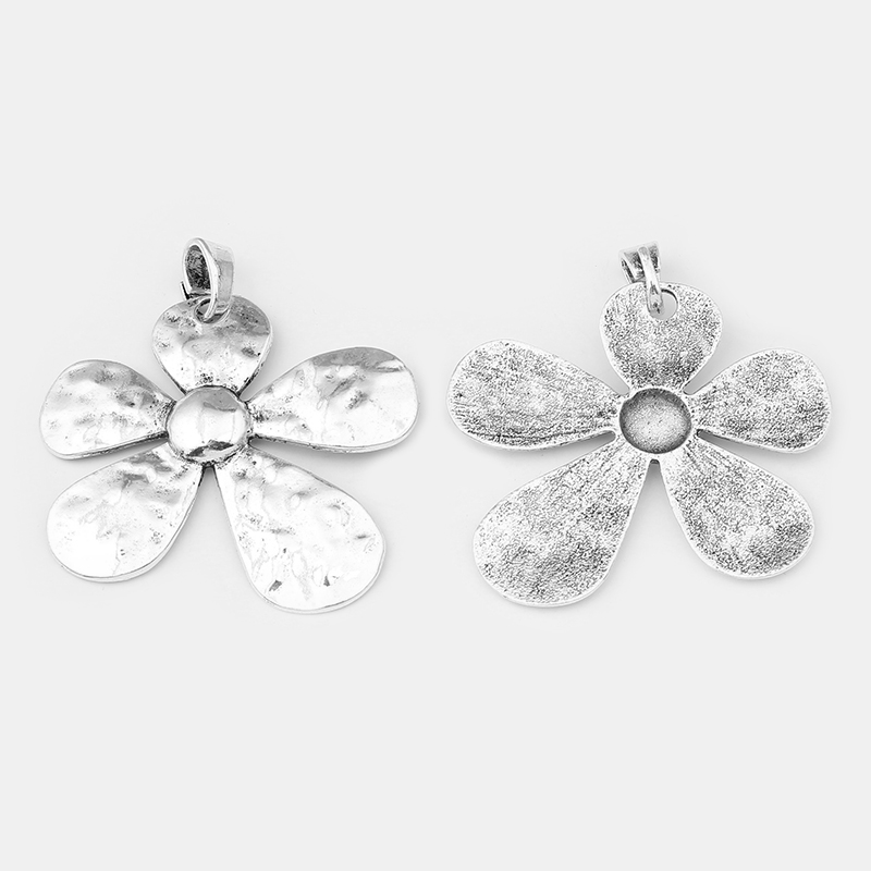 Liontin bunga Tibet perak/Verd - Jewelry Making Hammer ulasan dan harga