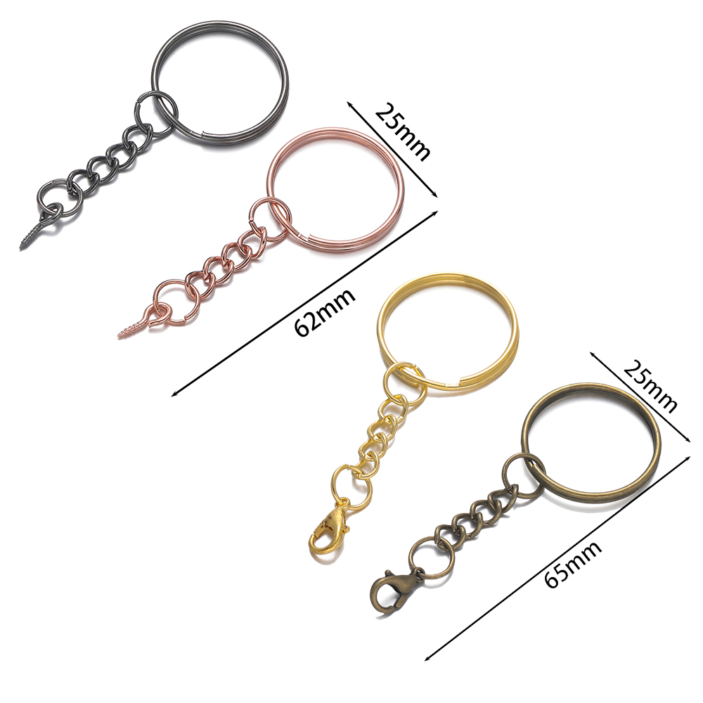 10pcs/Lot 25mm Gantungan Kunci - Jewelry Making Ring Tool ulasan dan harga